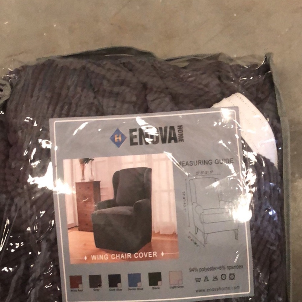 Wing chair slipcovers